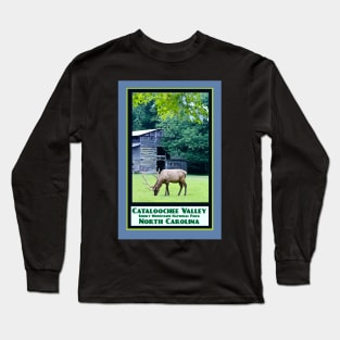 Vintage Travel Cataloochee Elk Long Sleeve T-Shirt